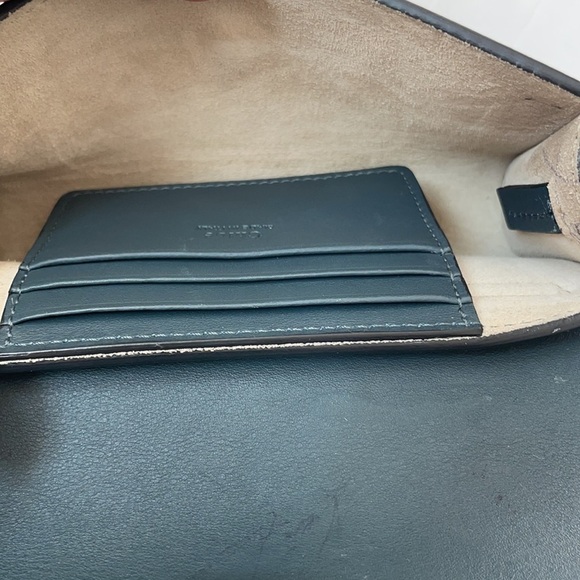 Chloé Mini Faye suede leather crossbody bag cloudy blue - Picture 8 of 9